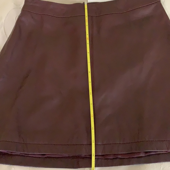 New with tags brown leather skirt - Picture 8 of 10